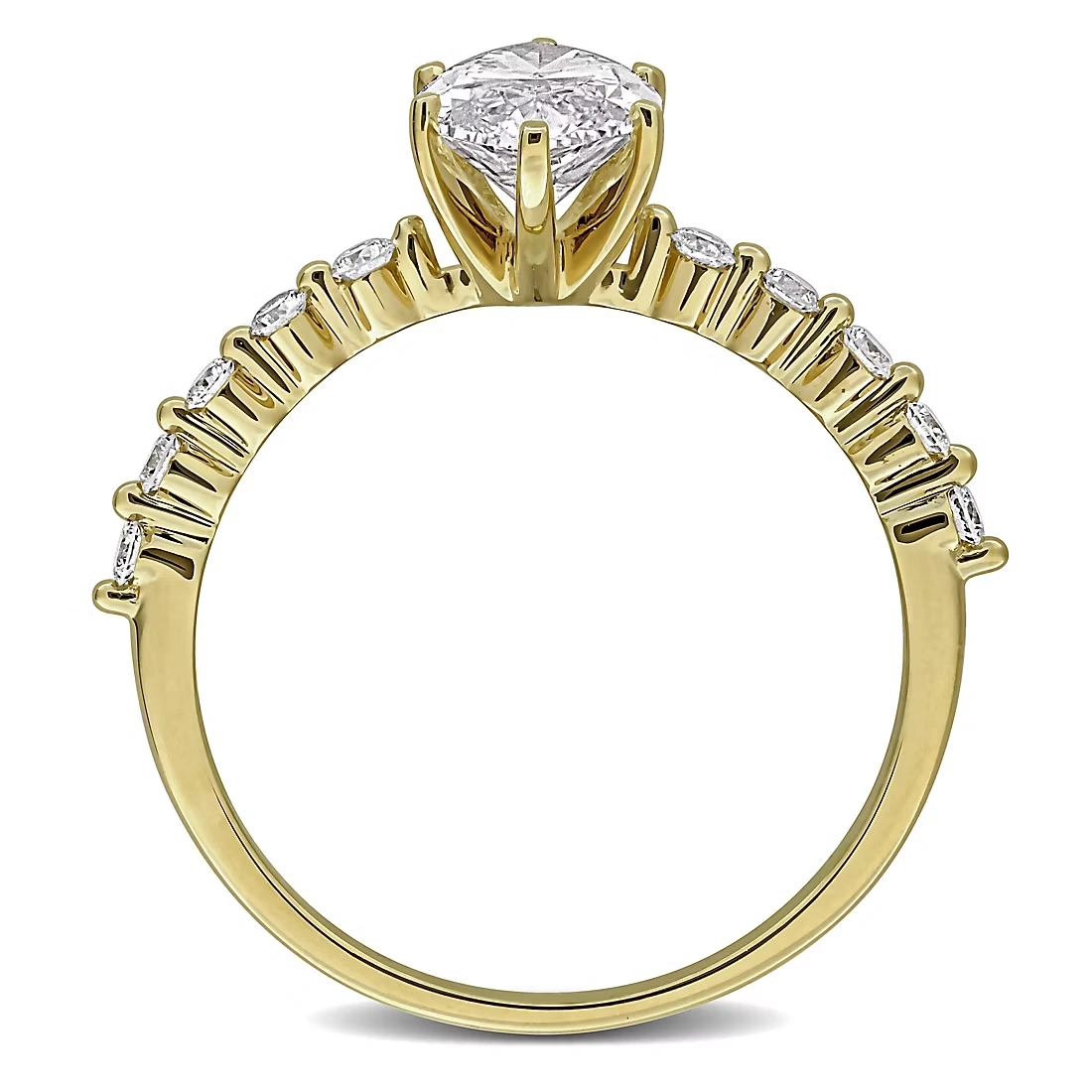 1.75 ct. t.w. Lab-Grown Diamond Marquise Engagement Ring in 14k Yellow Gold (Select Size) 3 1.75 ct. t.w. Lab-Grown Diamond Marquise Engagement Ring in 14k Yellow Gold (Select Size)