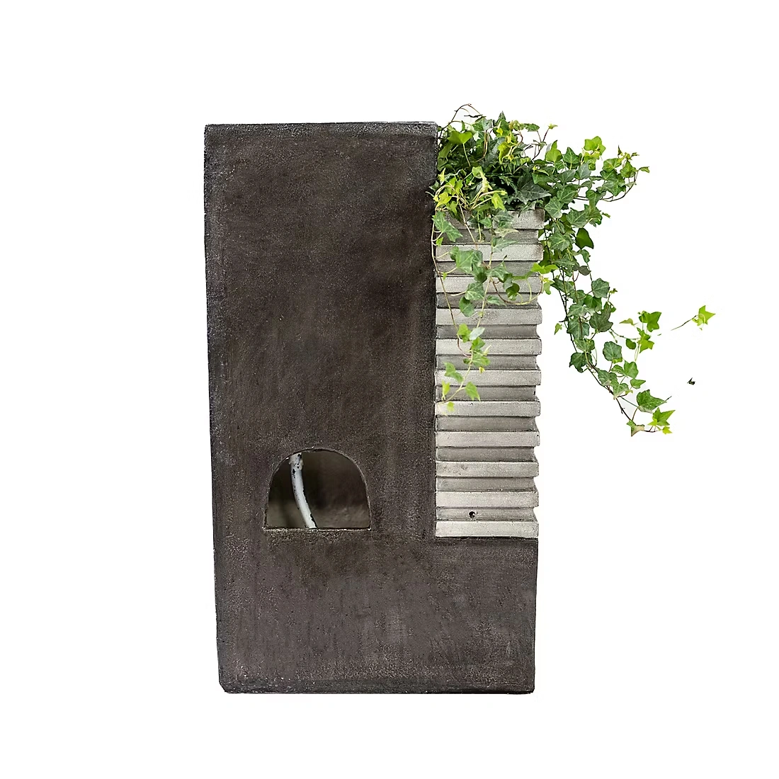 Berkley Jensen 32\" Water Fountain with Planter