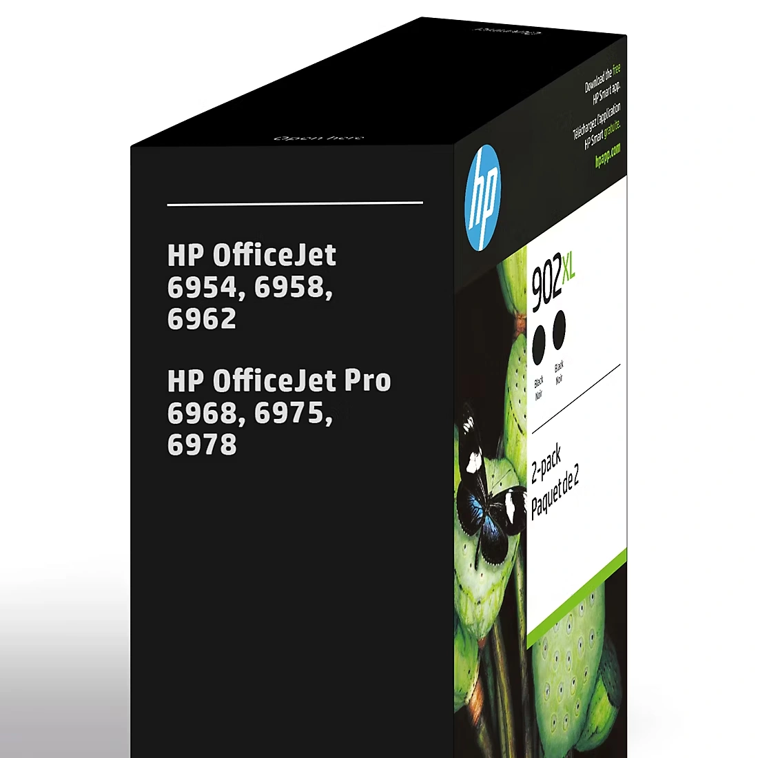 HP 902XL 2 pk. High-Yield Ink Cartridge - Black - Instant Ink Eligible