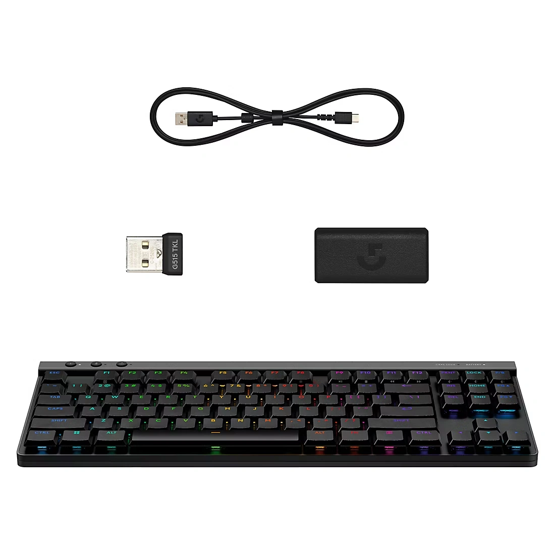 Logitech G515 LIGHTSPEED TKL Tactile Wireless Gaming Keyboard in Black 3 Logitech G515 LIGHTSPEED TKL Tactile Wireless Gaming Keyboard in Black