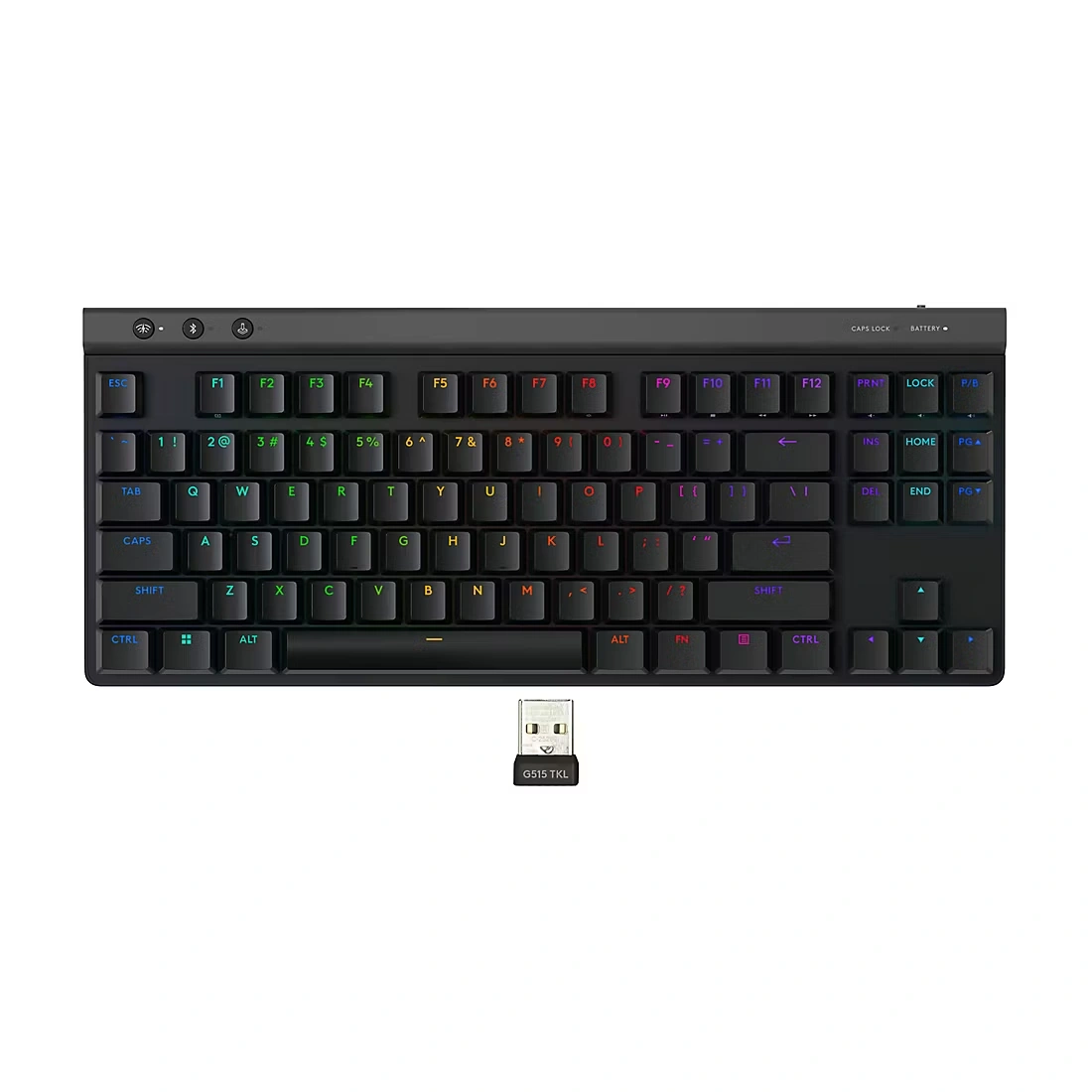 Logitech G515 LIGHTSPEED TKL Tactile Wireless Gaming Keyboard in Black 4 Logitech G515 LIGHTSPEED TKL Tactile Wireless Gaming Keyboard in Black