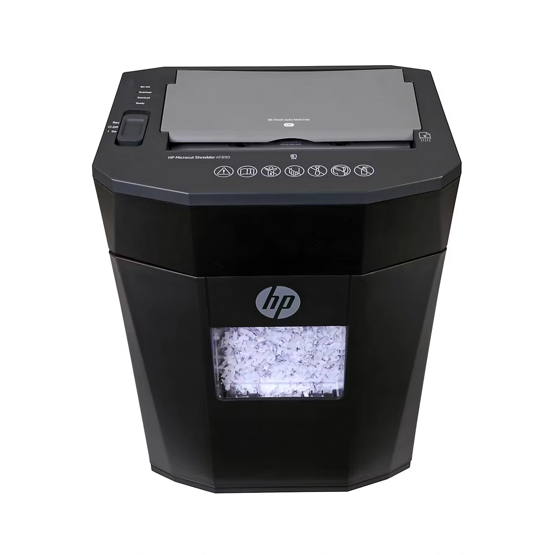 HP AF890 80 Sheet Autofeed Microcut Shredder