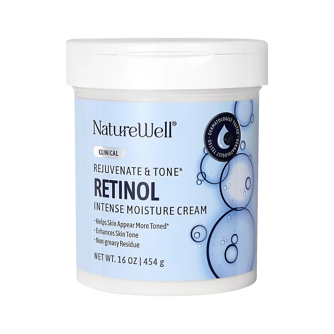 NatureWell Retinol Moisturizing Cream, 16 oz.