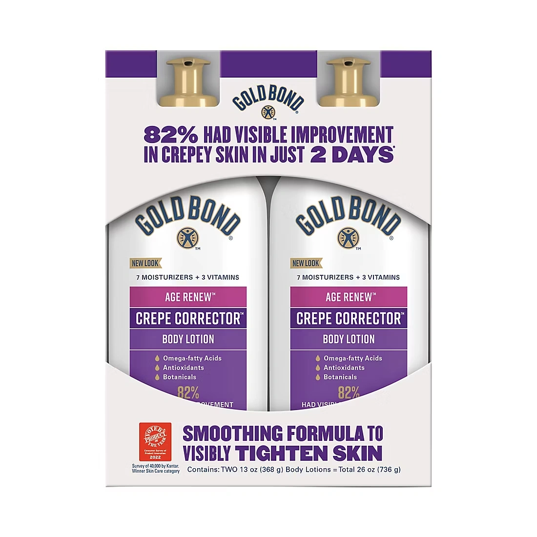 Gold Bond Age Renew Crepe Corrector Body Lotion, 2 pk./13 oz.