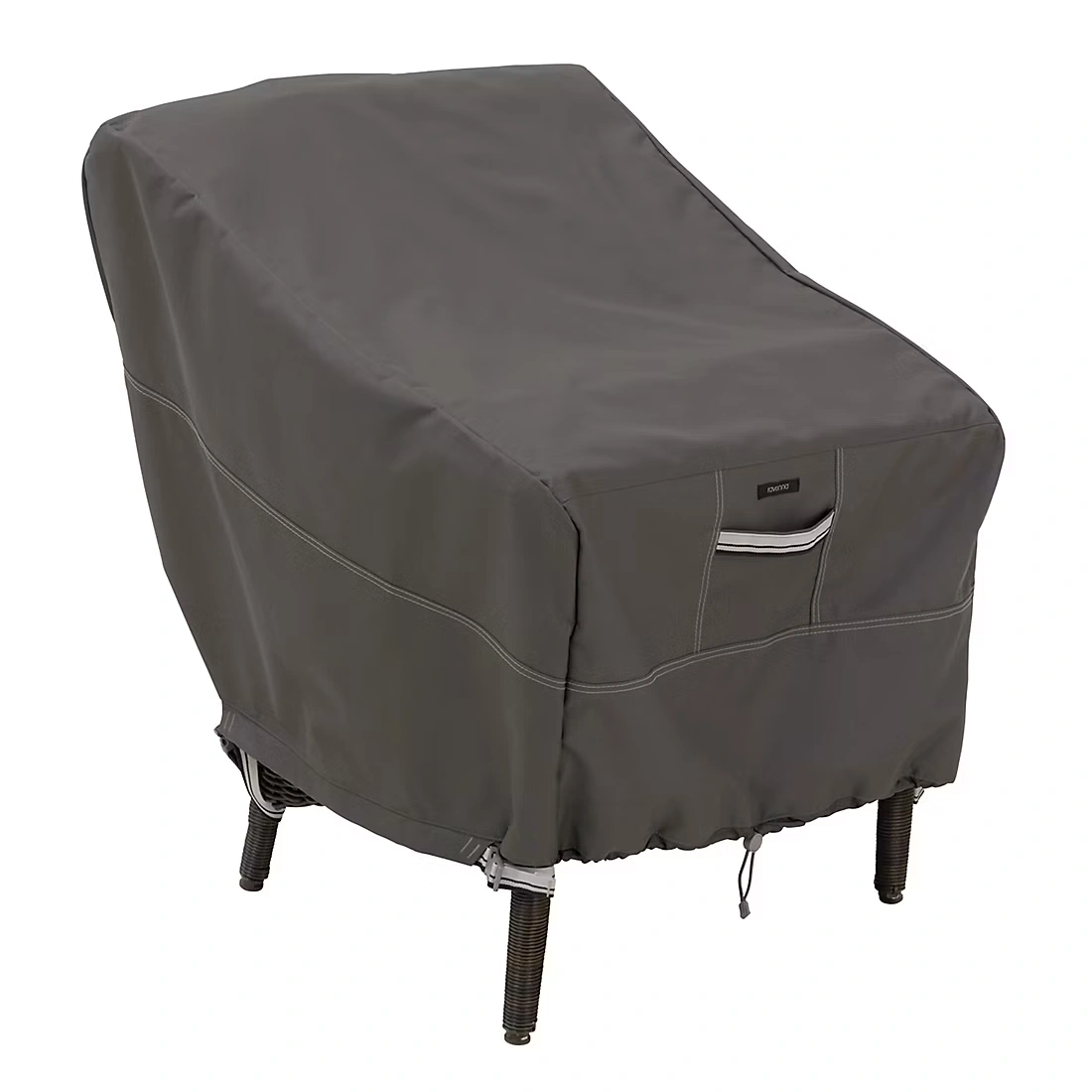 Classic Accessories Ravenna Standard Patio Chair Cover - Dark Taupe/Mushroom/Espresso