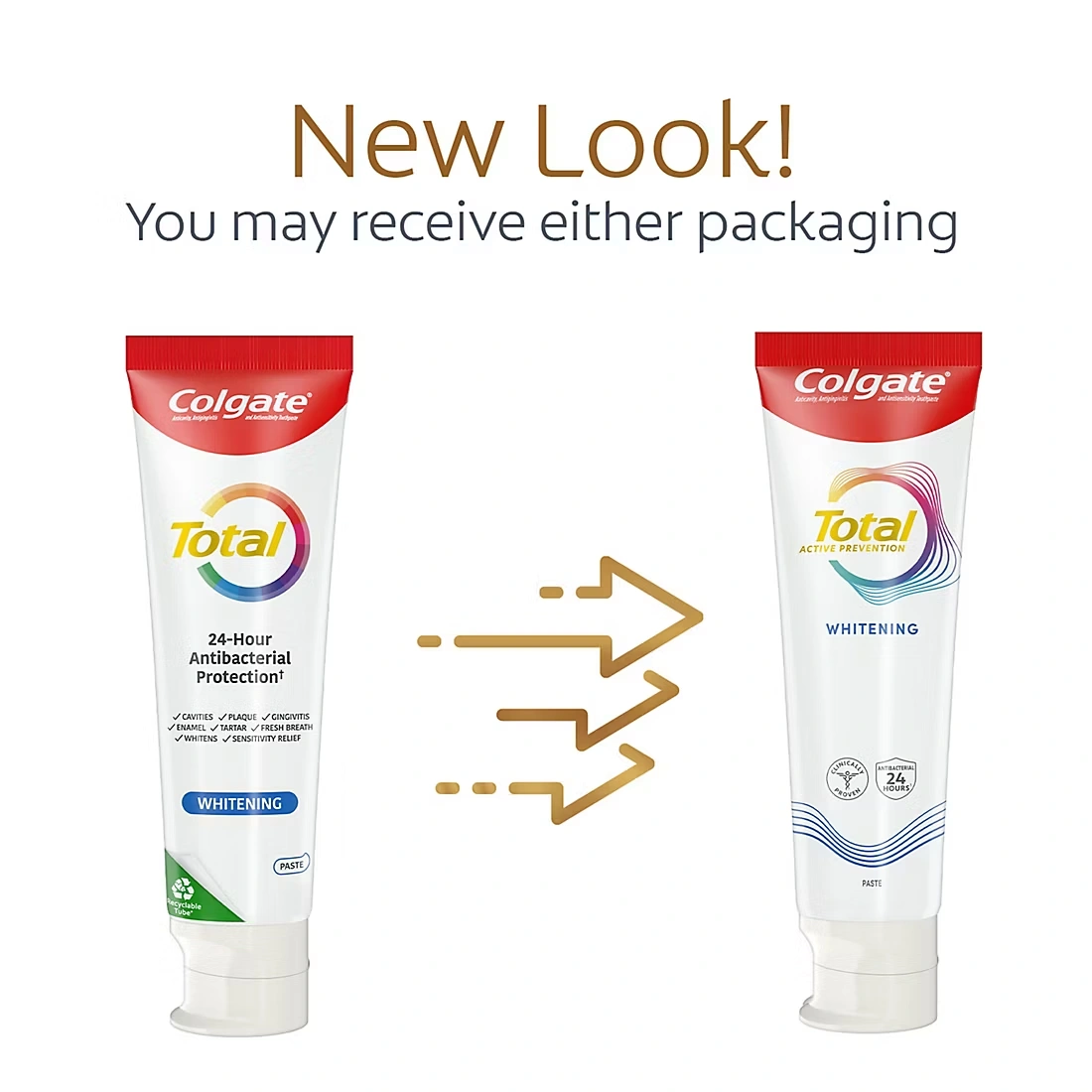 Colgate Total Active Prevention Whitening Toothpaste, Mint, 5 pk./6.0 oz.
