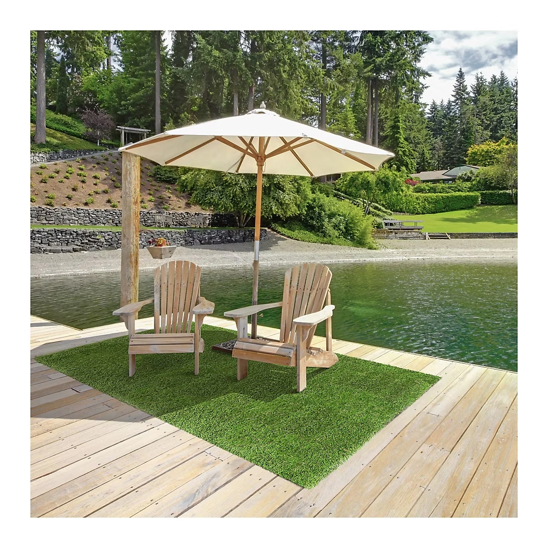 Berkley Jensen Charleston Artificial Grass 1.18\" Pile Height