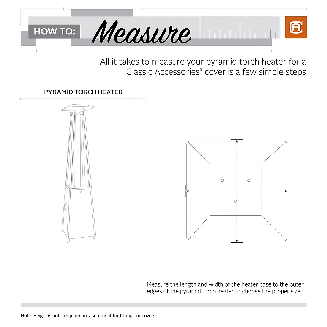 Classic Accessories Ravenna Pyramid Torch Heater Cover