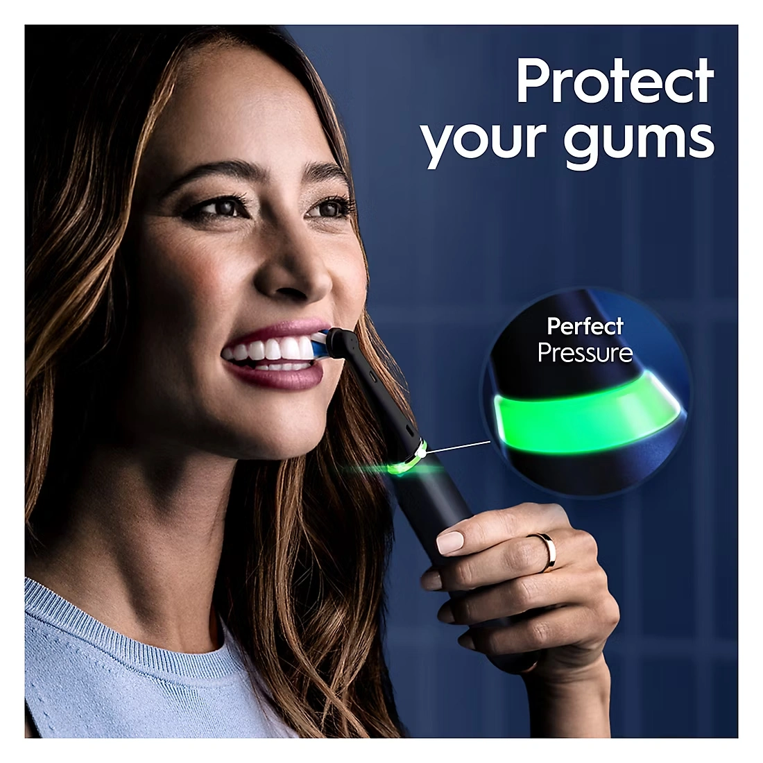 Oral-B iO Series 7s Electric Toothbrush, 4 Replacement Brush Heads, Black Onyx & Rose Quartz, 2 pk.