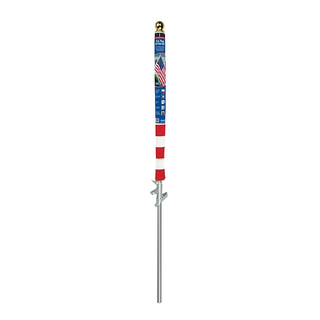 Annin Flagmakers 3'x5' United States Flag Set with 6' Pole