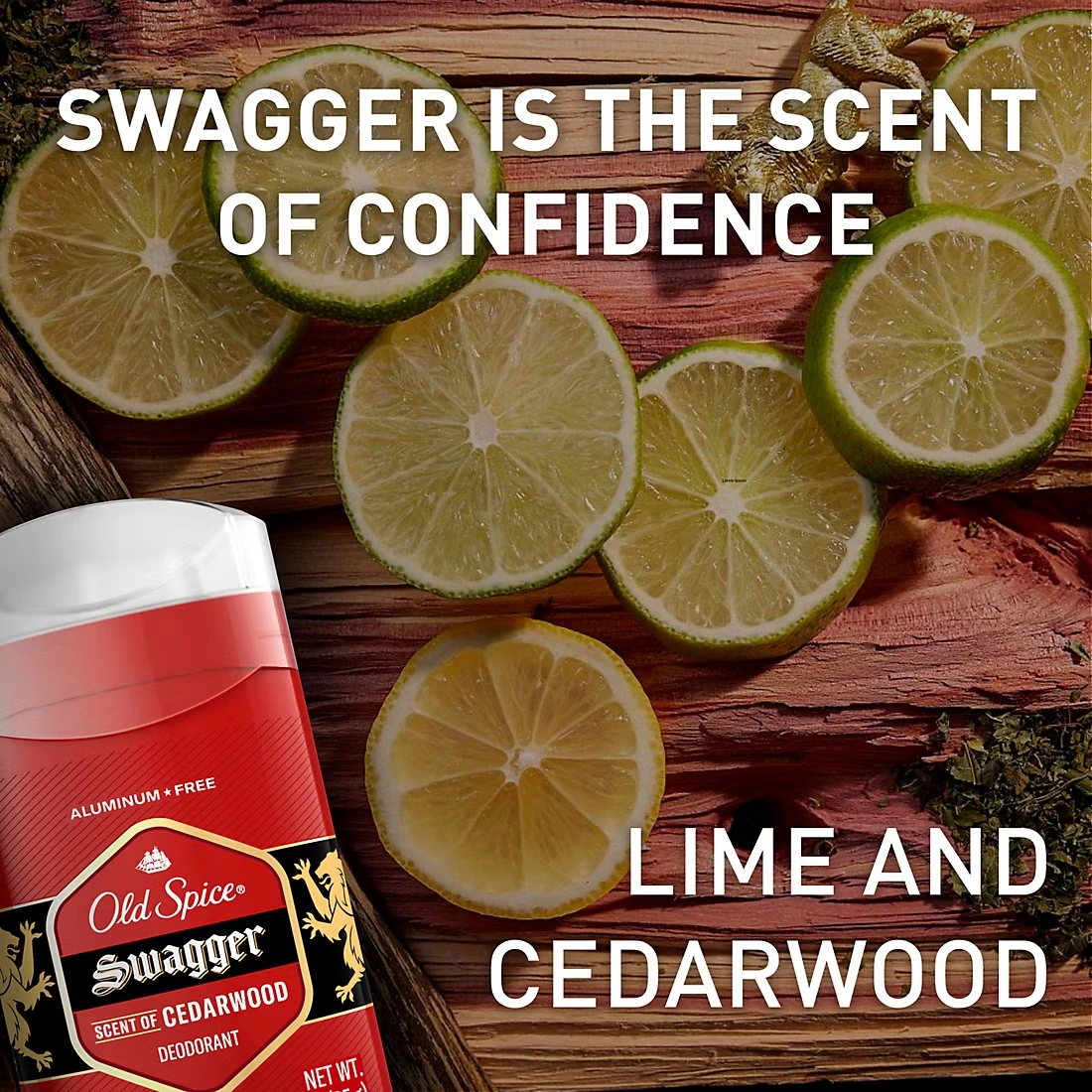 Old Spice Men's Deodorant Aluminum-Free Swagger, 4 pk./3.0 oz.