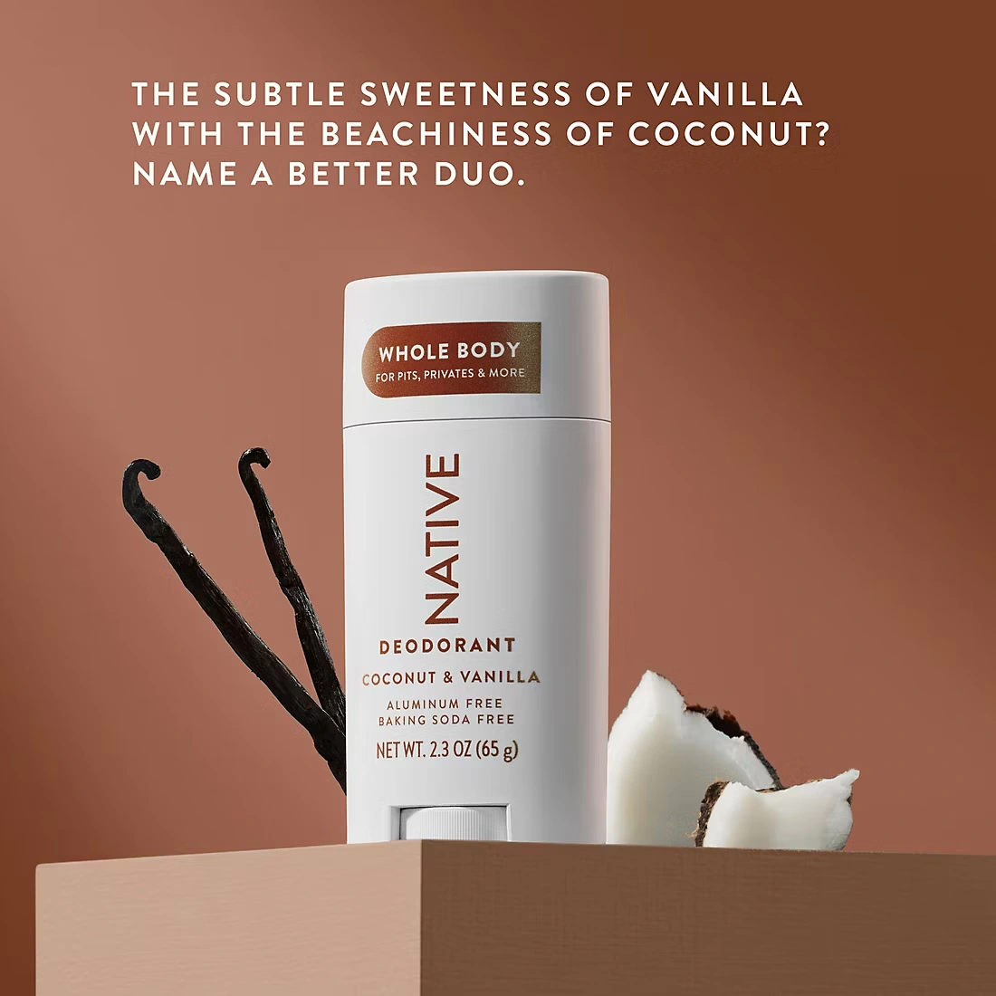 Native Coconut & Vanilla Whole Body Deodorant, 3 pk./2.3 oz.
