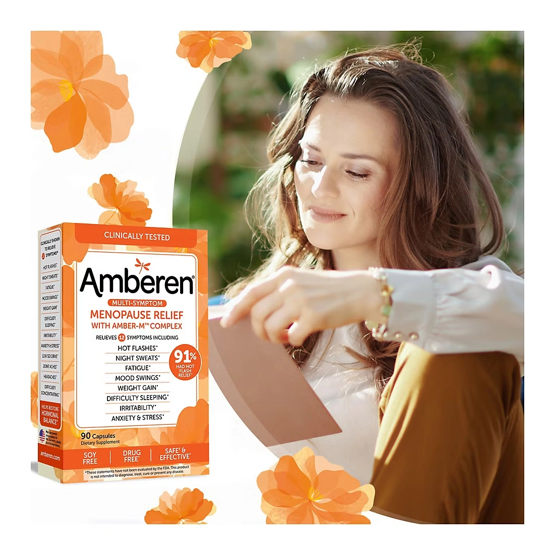 Amberen Multi-Symptom Menopause Relief, 90 ct.