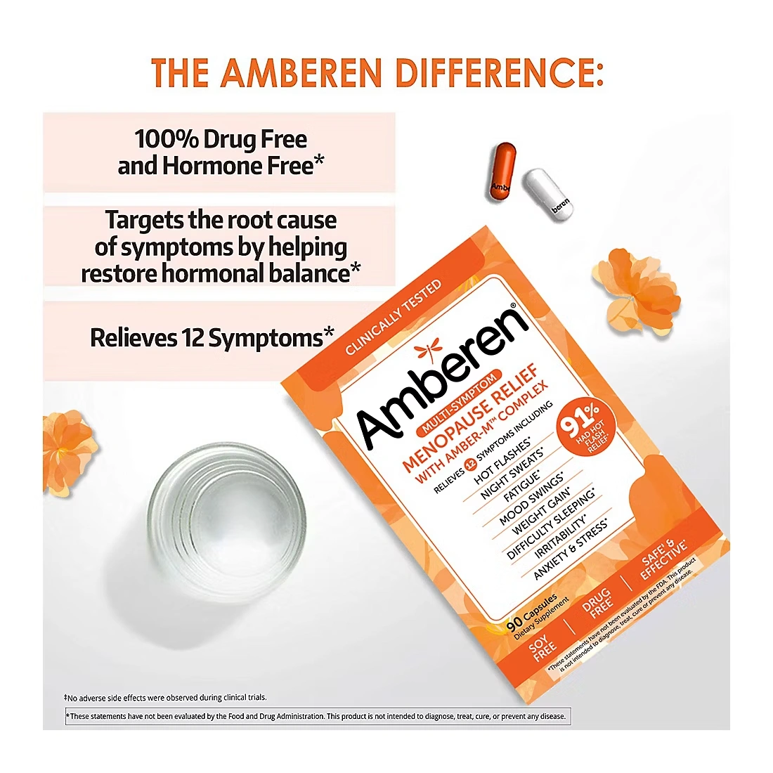 Amberen Multi-Symptom Menopause Relief, 90 ct.