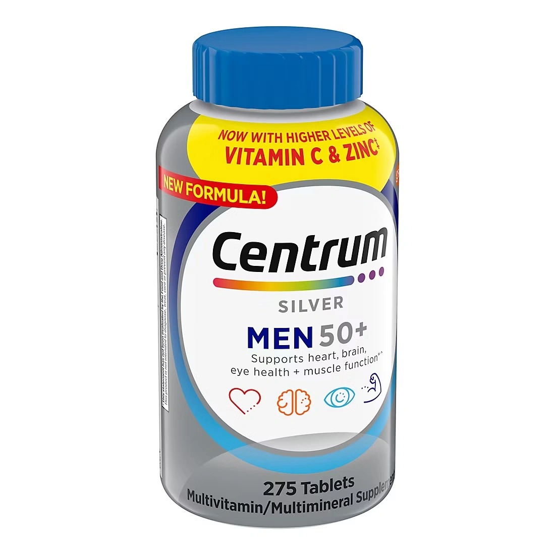 Centrum Silver Men's Multivitamin and Multimineral Supplement Tablets, 275 ct.