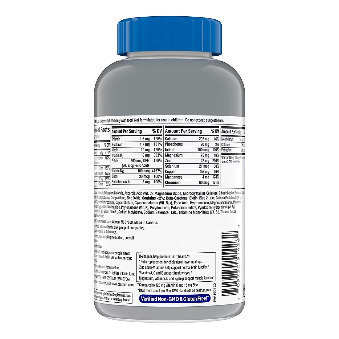 Centrum Silver Men's Multivitamin and Multimineral Supplement Tablets, 275 ct.