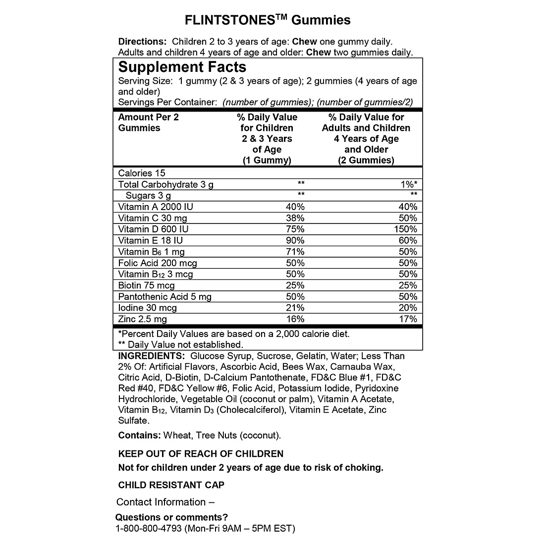 Flintstones Gummies Complete Children's Multivitamin, 250 ct.