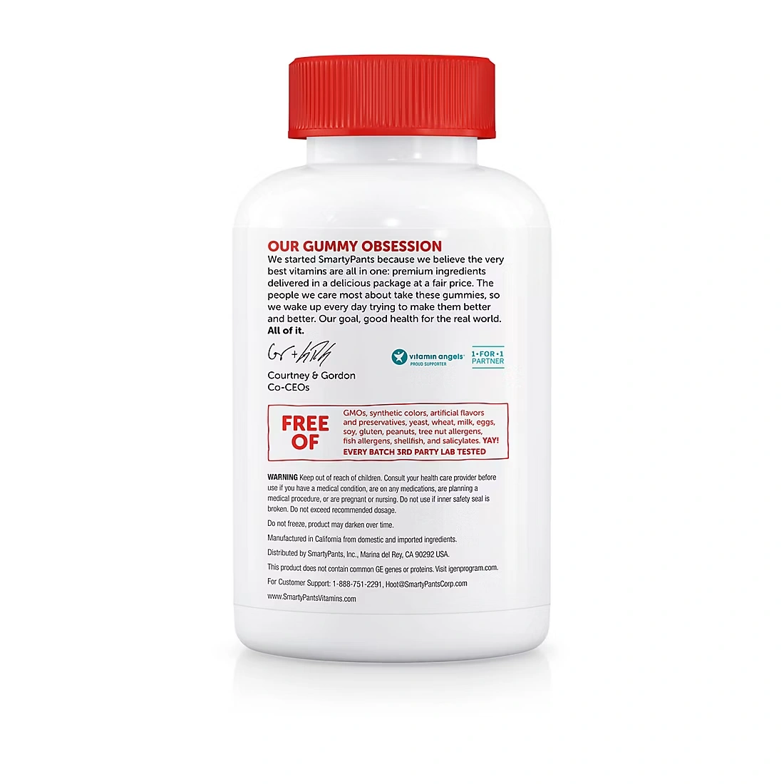 SmartyPants Kids Complete Gummy Multivitamin, 180 ct.