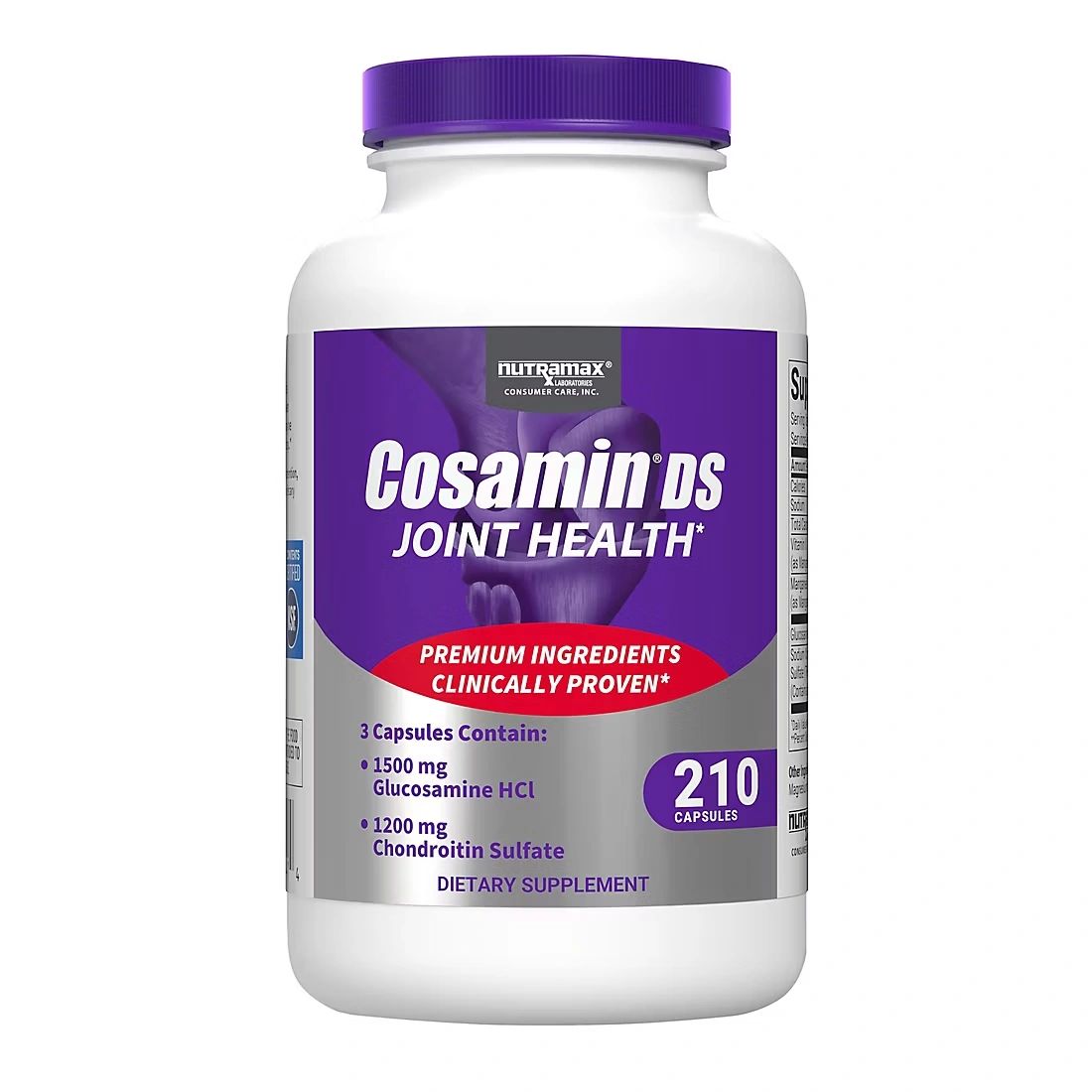 Nutramax Cosamin DS Joint Health Supplement with Glucosamine & Chondroitin, 210 ct.