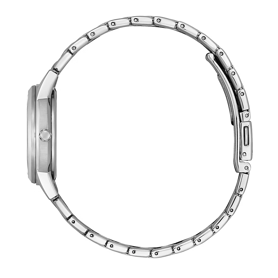 Citizen Classic Stainless Crystal Accent Women's Dress White Dial Bracelet Watch