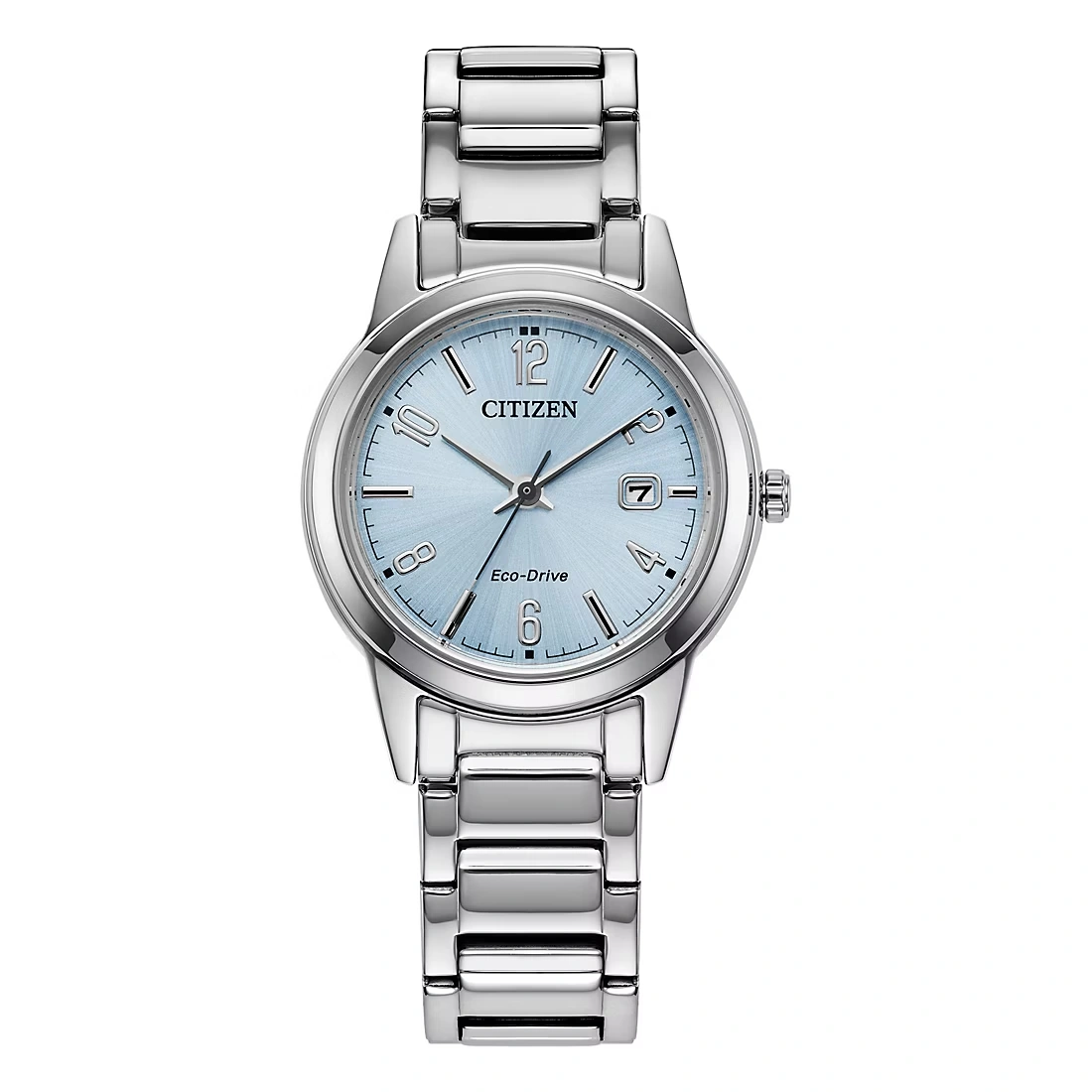 Citizen Classic Stainless Women's Dress Light Blue Dial Bracelet Watch