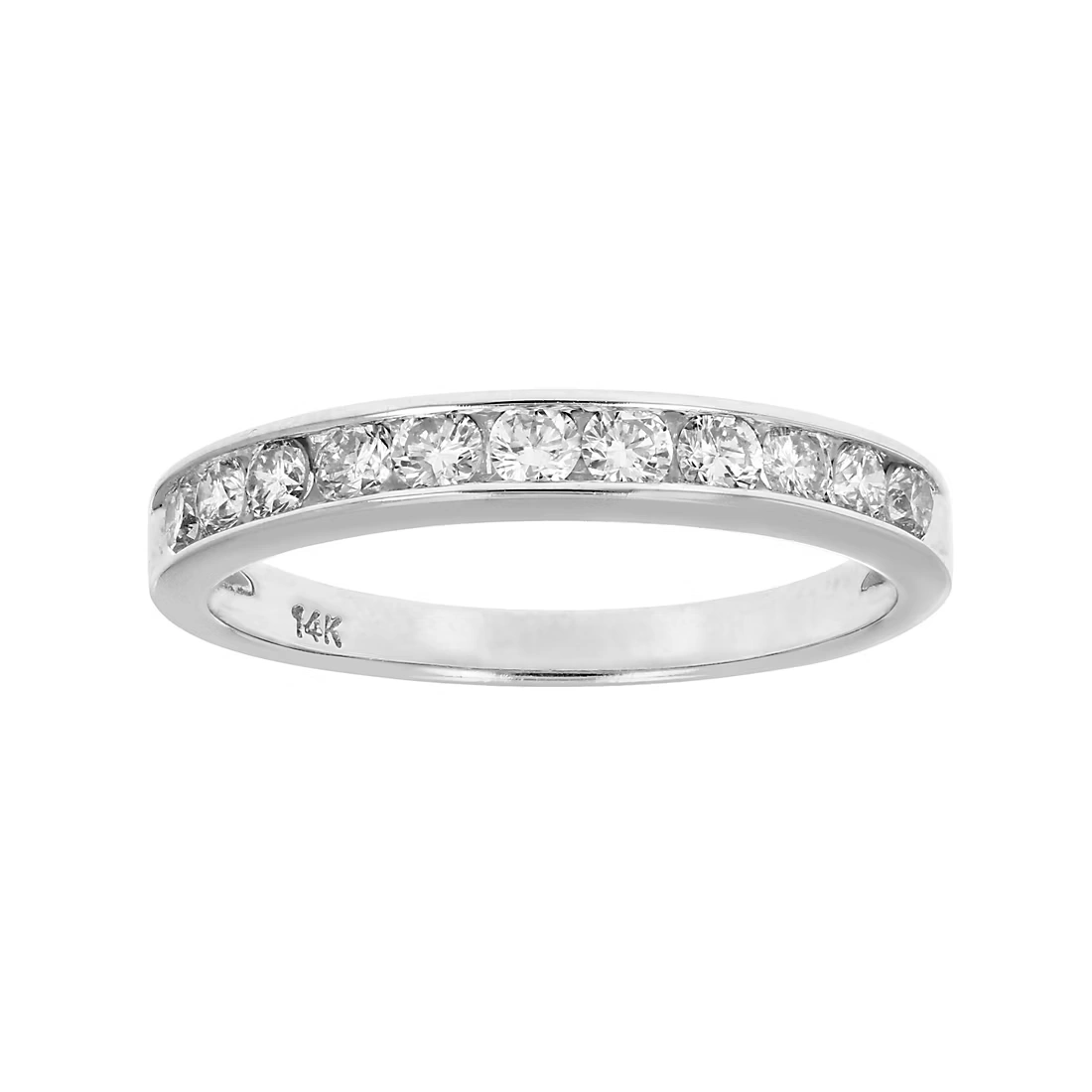 Amairah .50 ct. t.w. Diamond Wedding Band in 14k White Gold
