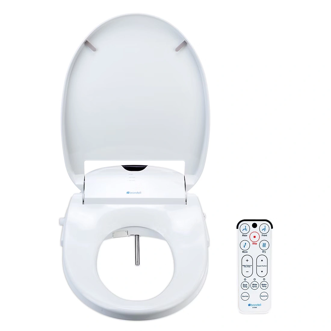 Brondell Swash 1000 Advanced Elongated Bidet Toilet Seat - White 3 Brondell Swash 1000 Advanced Elongated Bidet Toilet Seat - White