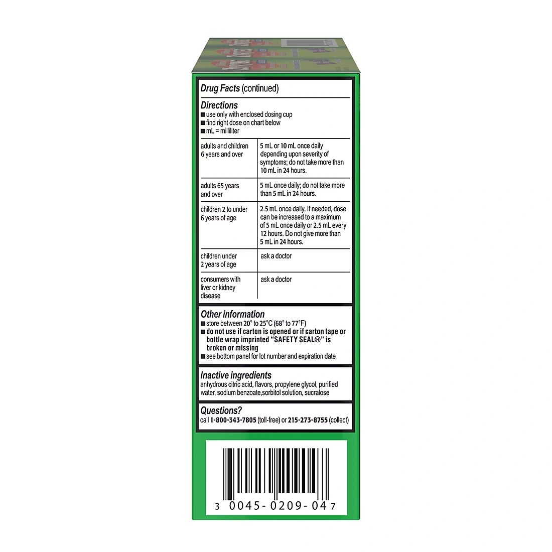 Zyrtec Children's 24 Hour Allergy Relief Grape Syrup, 3 ct./4 fl. oz. 5 Zyrtec Children's 24 Hour Allergy Relief Grape Syrup, 3 ct./4 fl. oz.