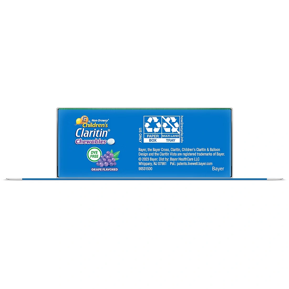 Claritin Children's 24 Hour Chewables, Grape Flavor, 5mg Tablets, 80 ct.