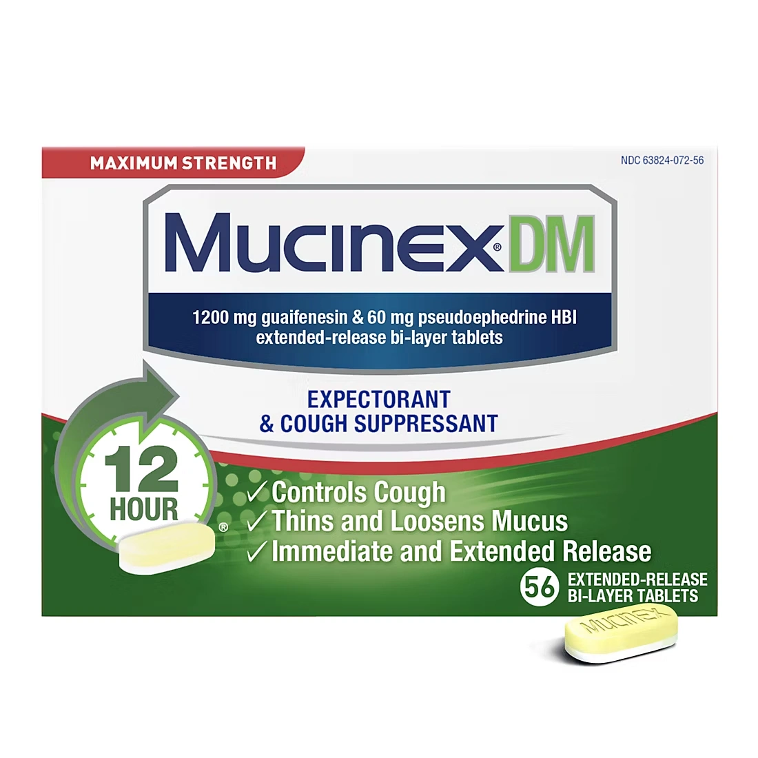 Mucinex DM Max, 56 ct.