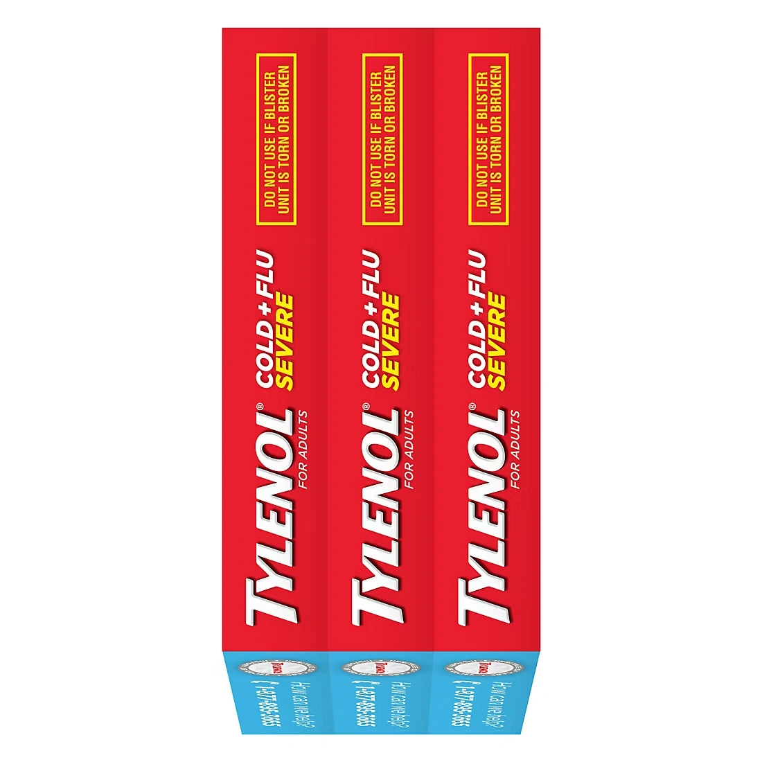 Tylenol Cold + Flu Severe Day & Night Caplets Combo Pack, 3 x 24 ct.