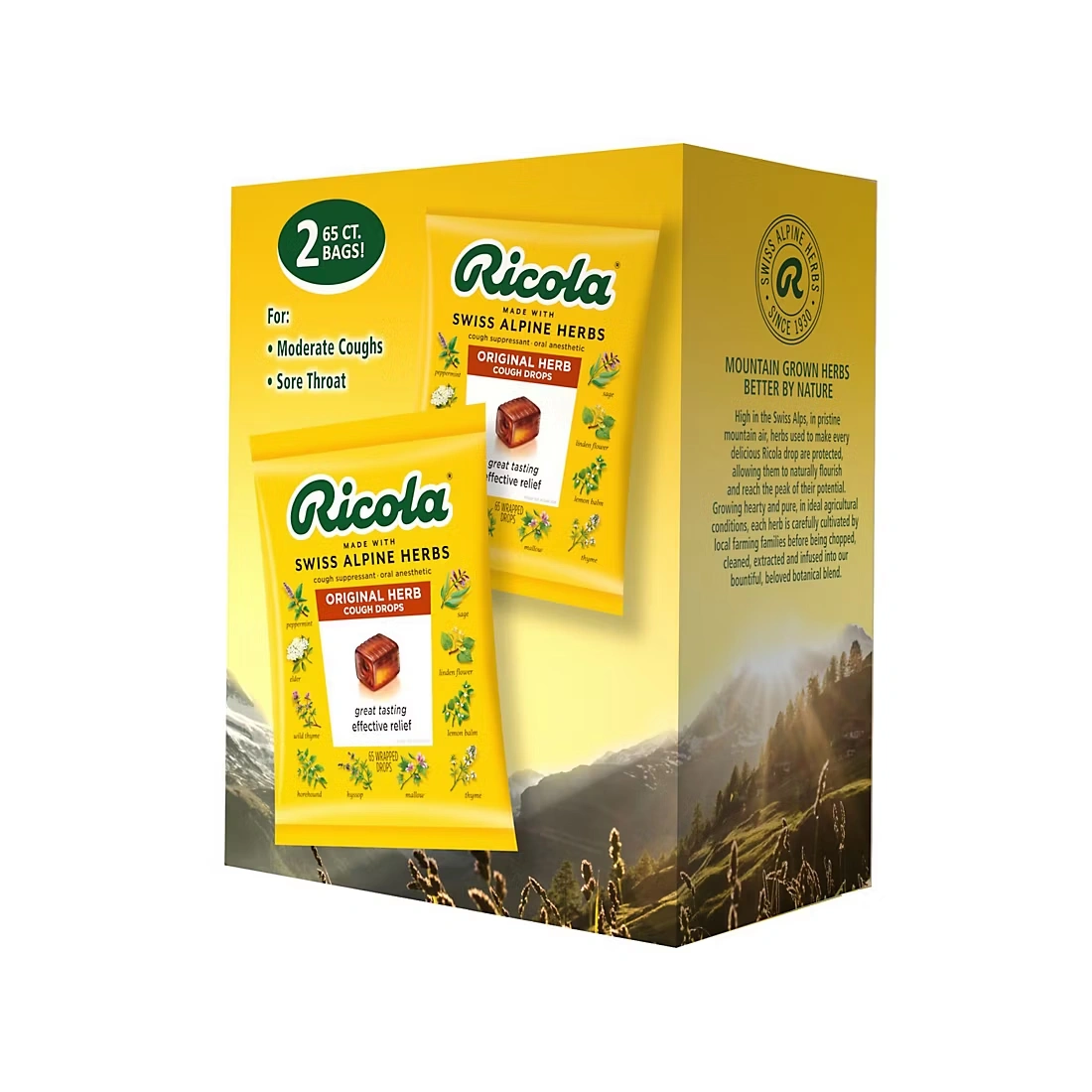 Ricola Orginal Herb Cough Drops, 130 ct.