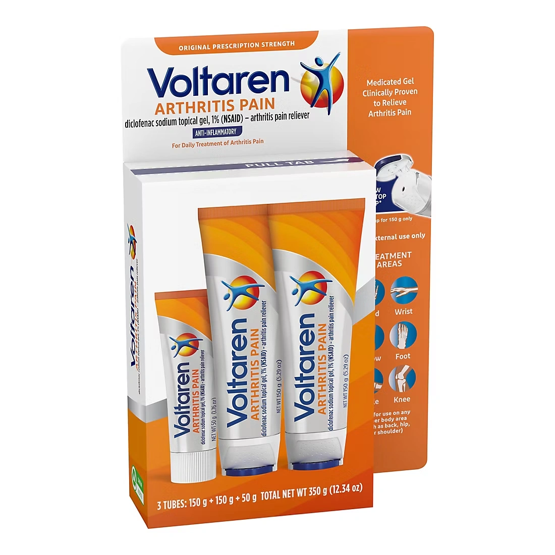 Voltaren Topical Arthritis Pain Relief Gel, 3 pk.