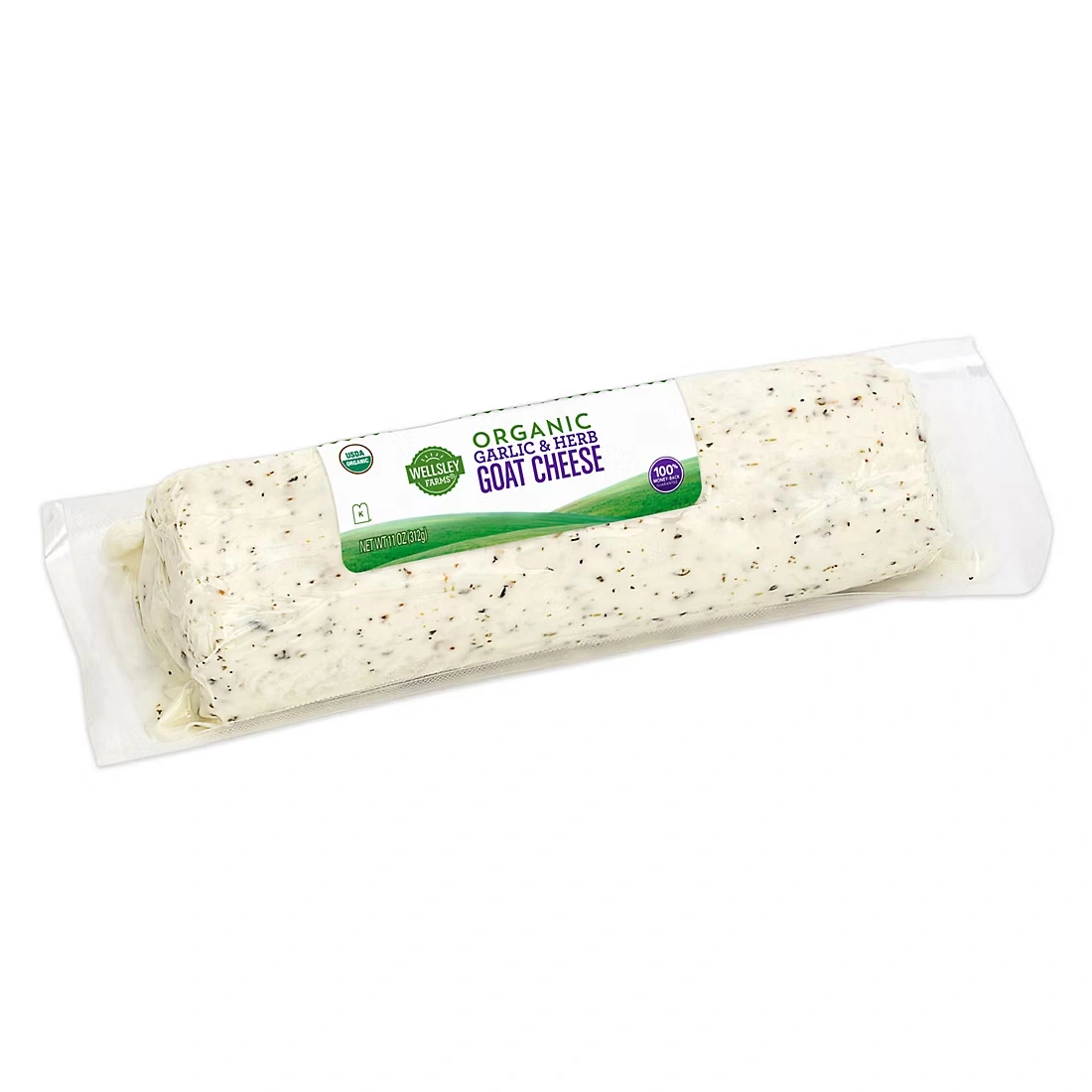 Wellsley Farms Organic Garlic and Herb Goat Cheese, 11 oz.