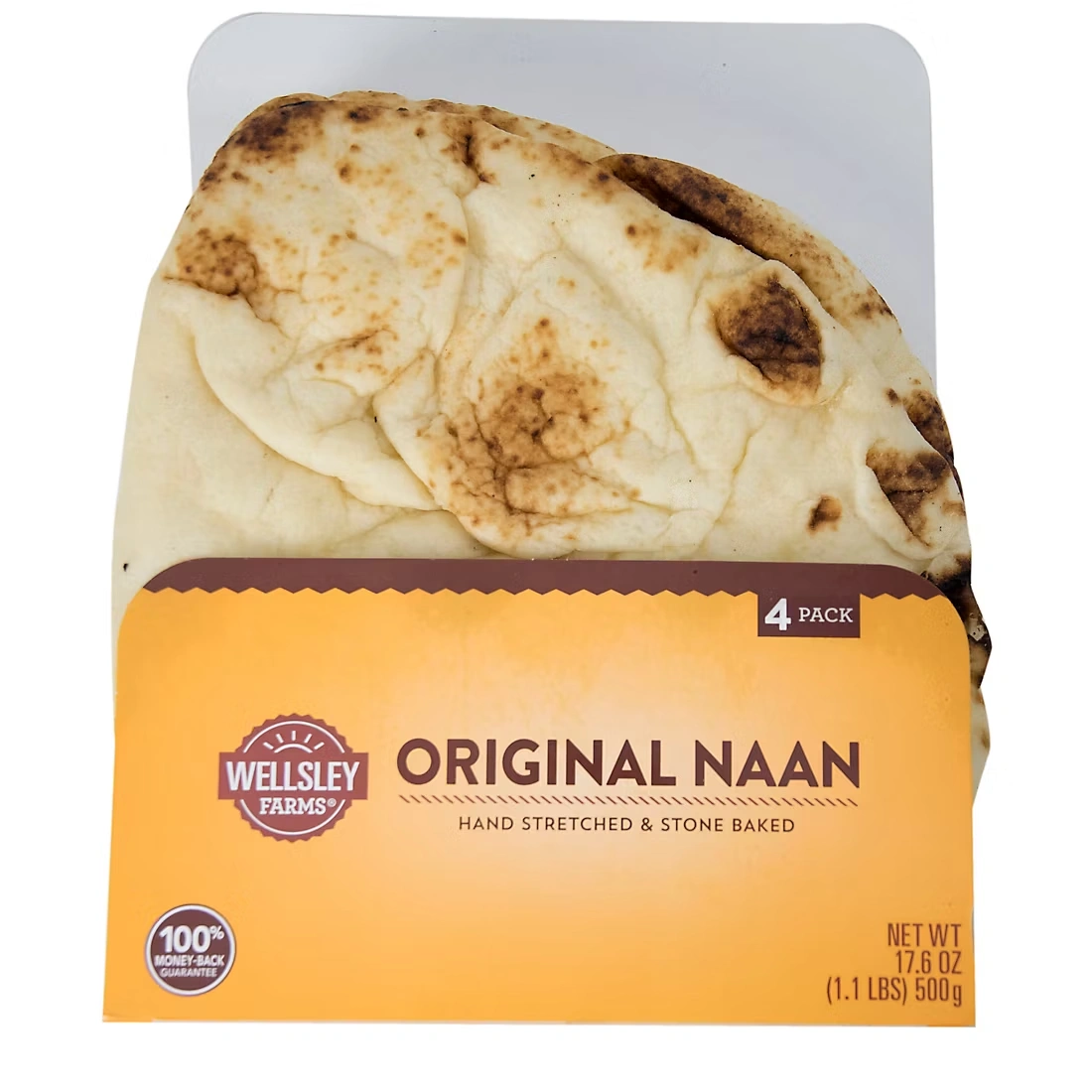 Wellsley Farms Original Naan, 4 ct.