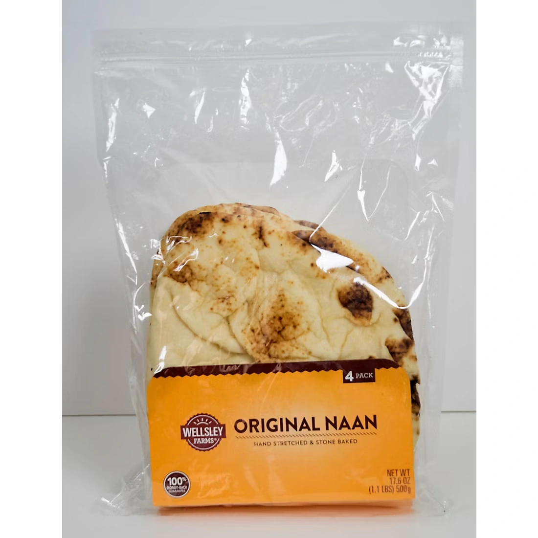 Wellsley Farms Original Naan, 4 ct.