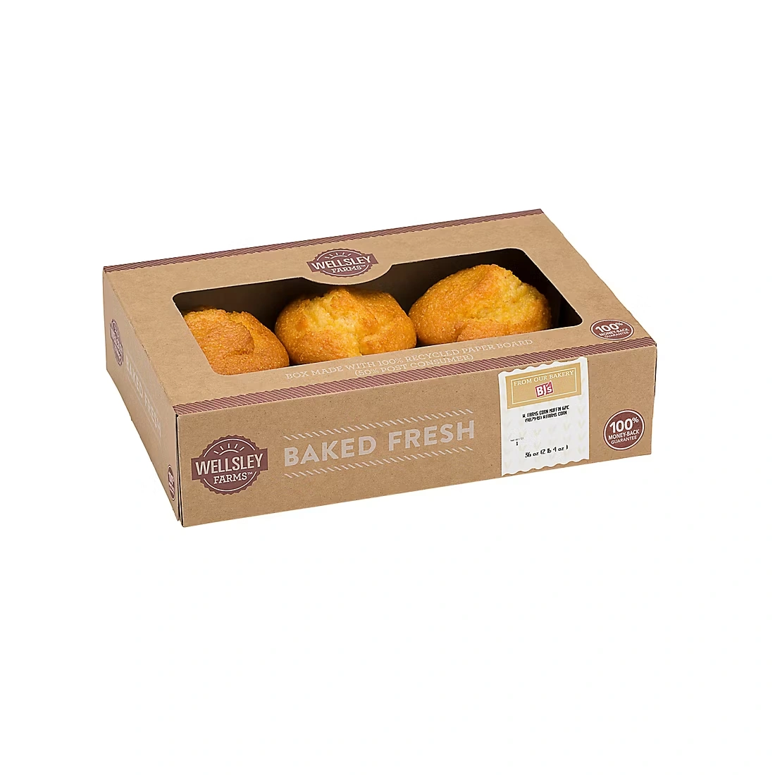 Wellsley Farms Corn Muffins, 6 ct./6 oz.