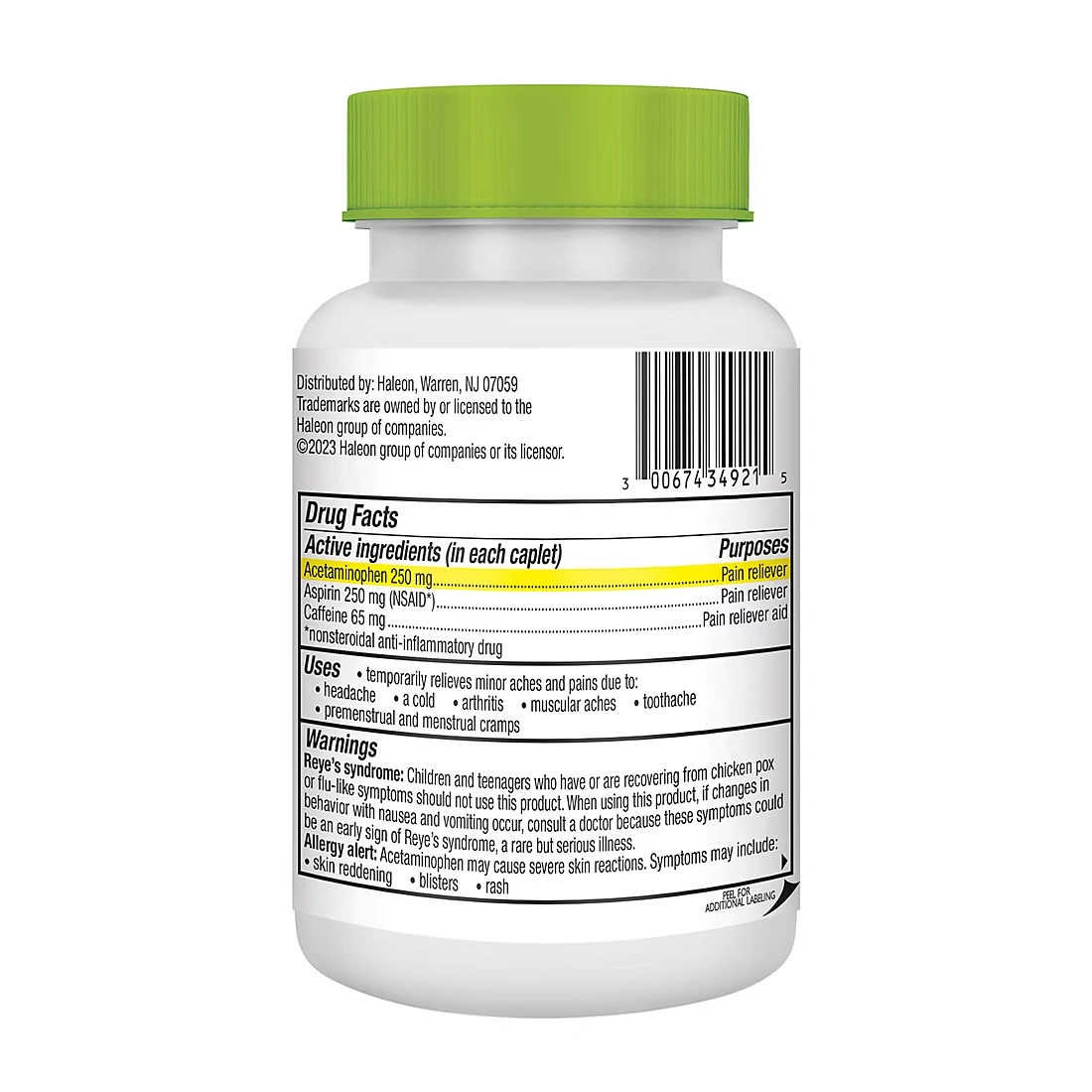 Excedrin Extra Strength Pain Relief Caplets, 300 ct.