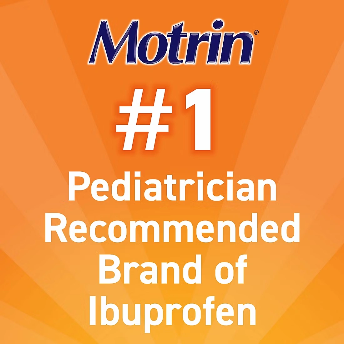 Children's Motrin Ibuprofen Kids Medicine, Berry Flavor, 3 x 4 fl. oz.