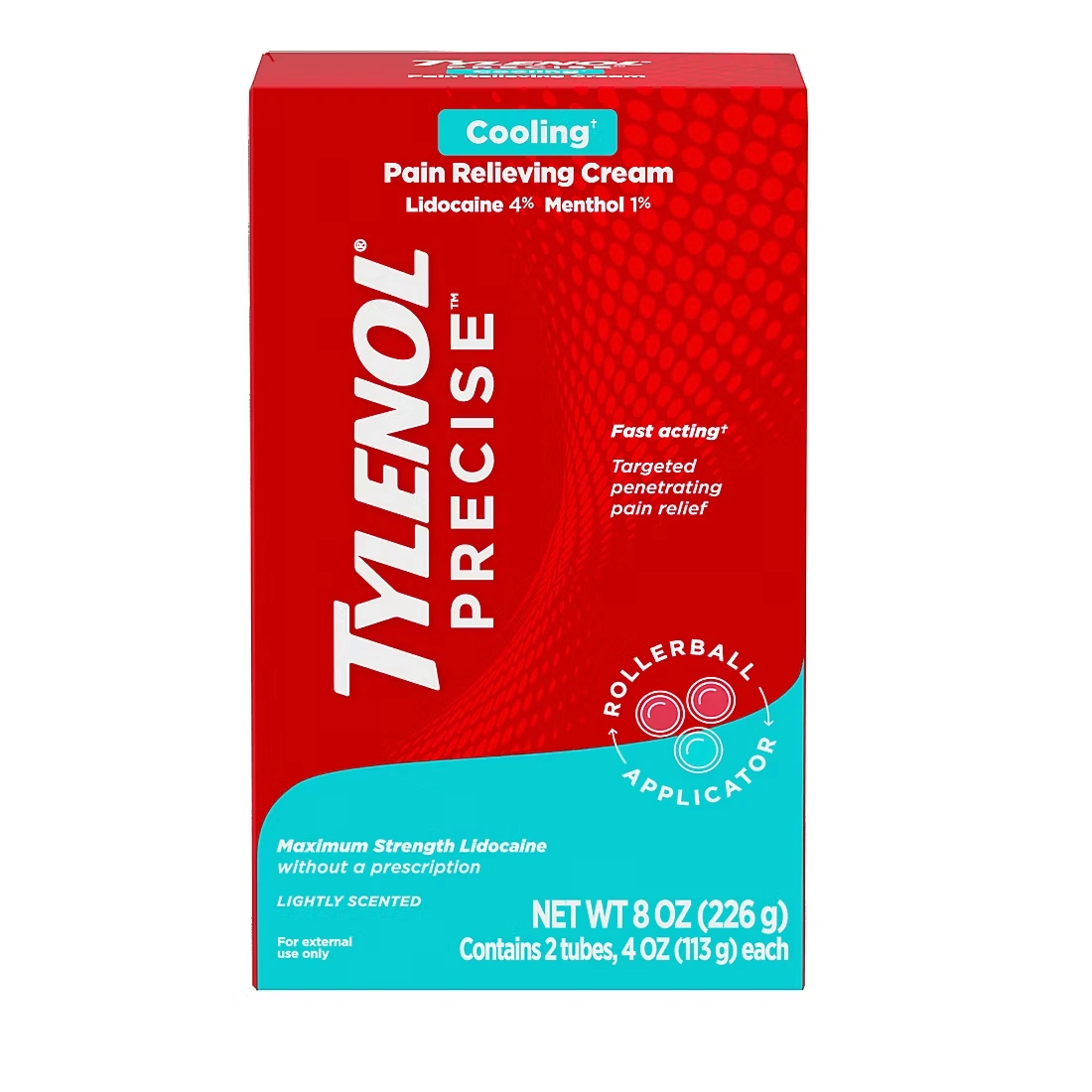 Tylenol Precise Cooling Pain Relieving Cream, 2 pk./4 oz.