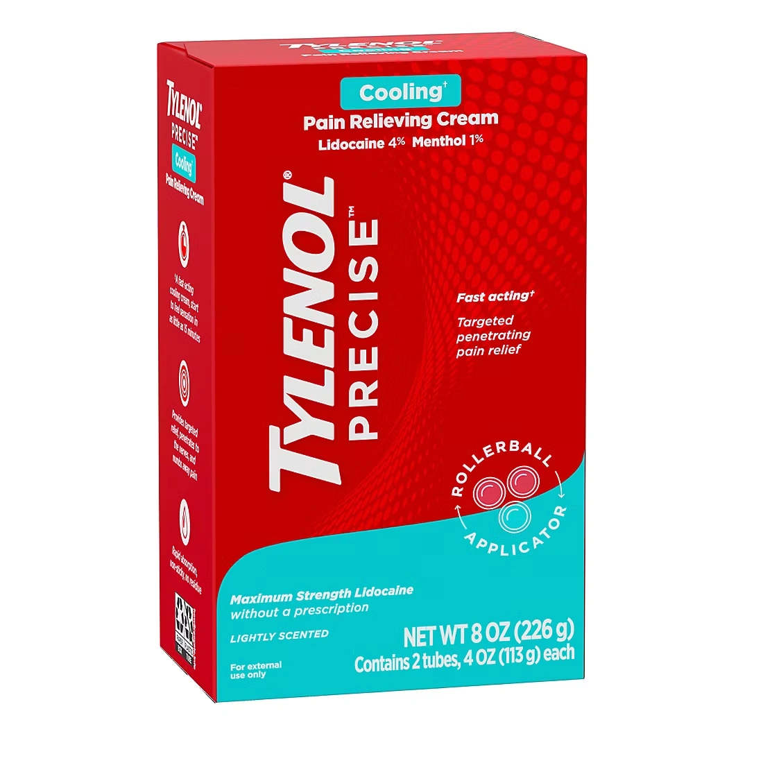 Tylenol Precise Cooling Pain Relieving Cream, 2 pk./4 oz.