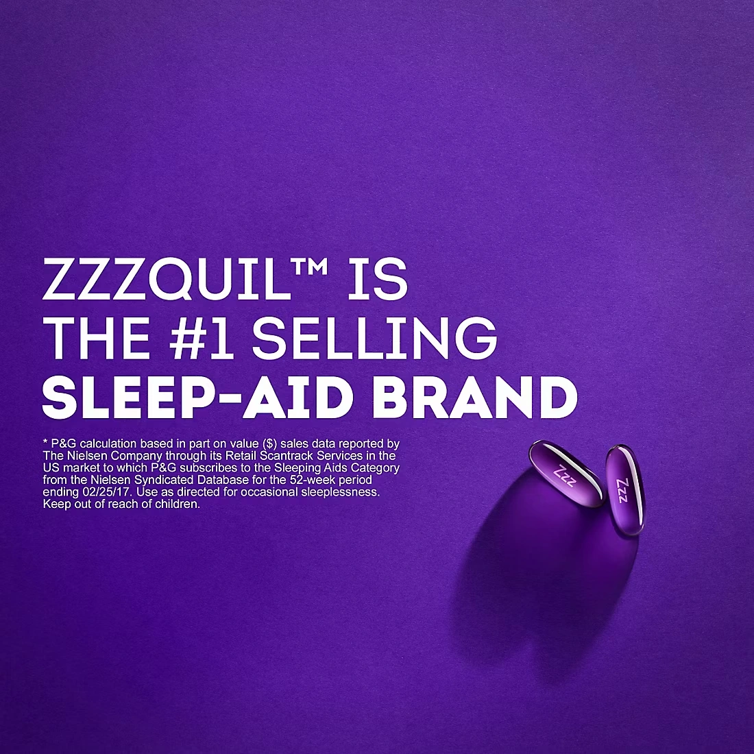 Vicks ZzzQuil Nighttime Sleep Aid LiquiCaps, 96 ct.
