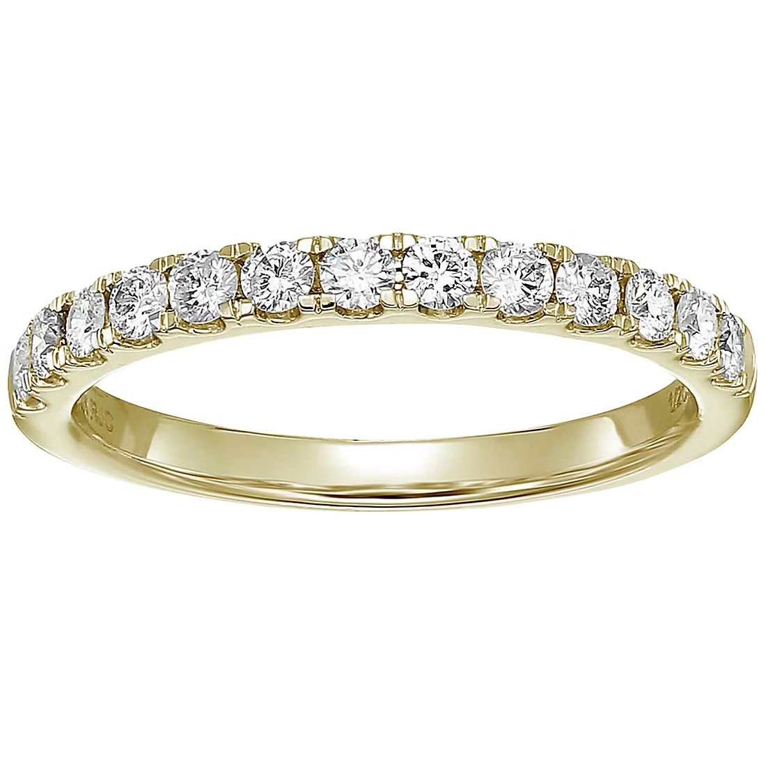 Amairah .5 ct. t.w. 13 Stones Diamond Wedding Band in 14K Yellow Gold
