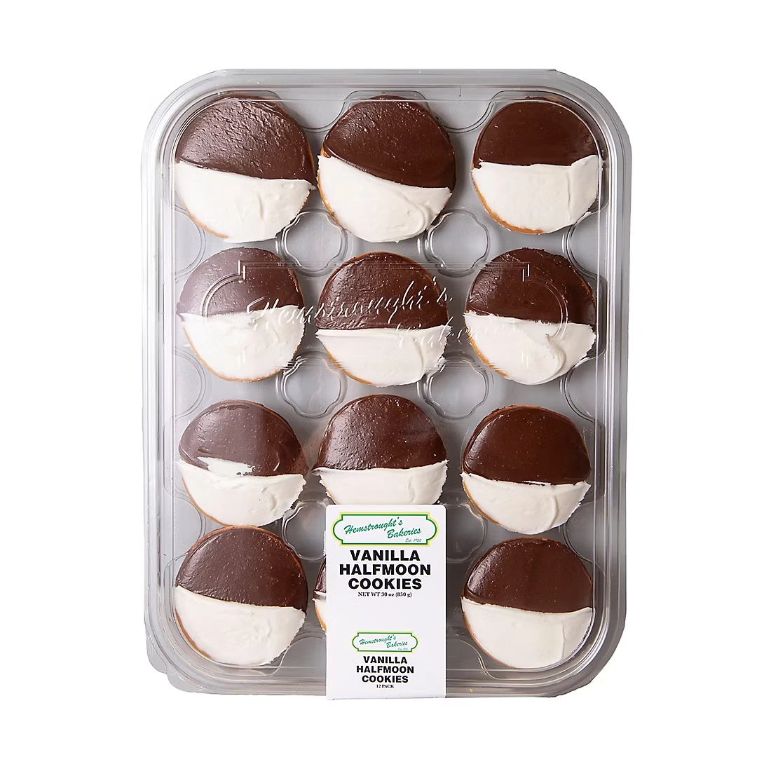 Hemstrought's Bakery Vanilla Halfmoon Cookies, 12 pk.