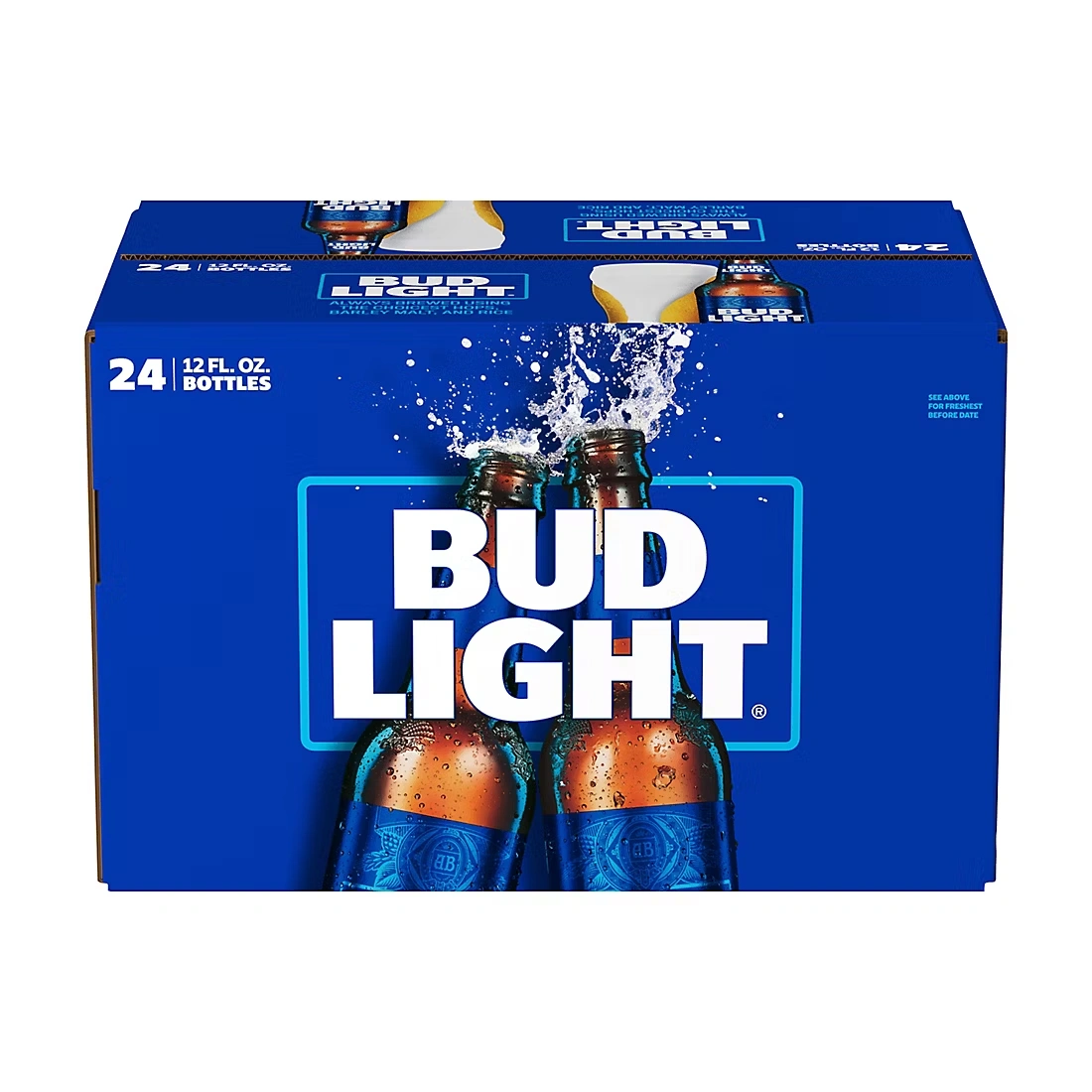 Bud Light American Lager Beer, Bottles, 24 pk./12 fl. oz.
