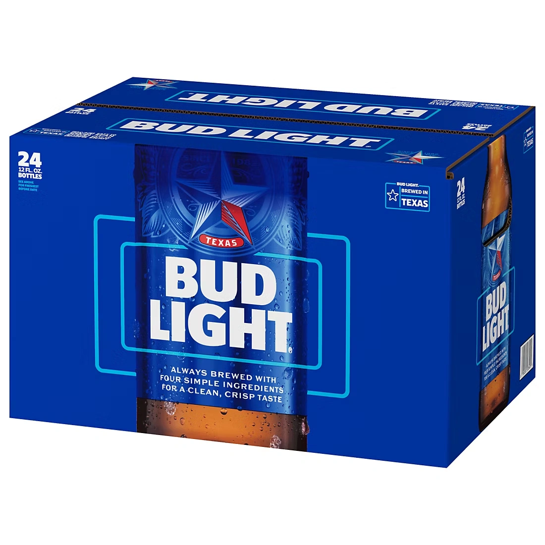 Bud Light American Lager Beer, Bottles, 24 pk./12 fl. oz.