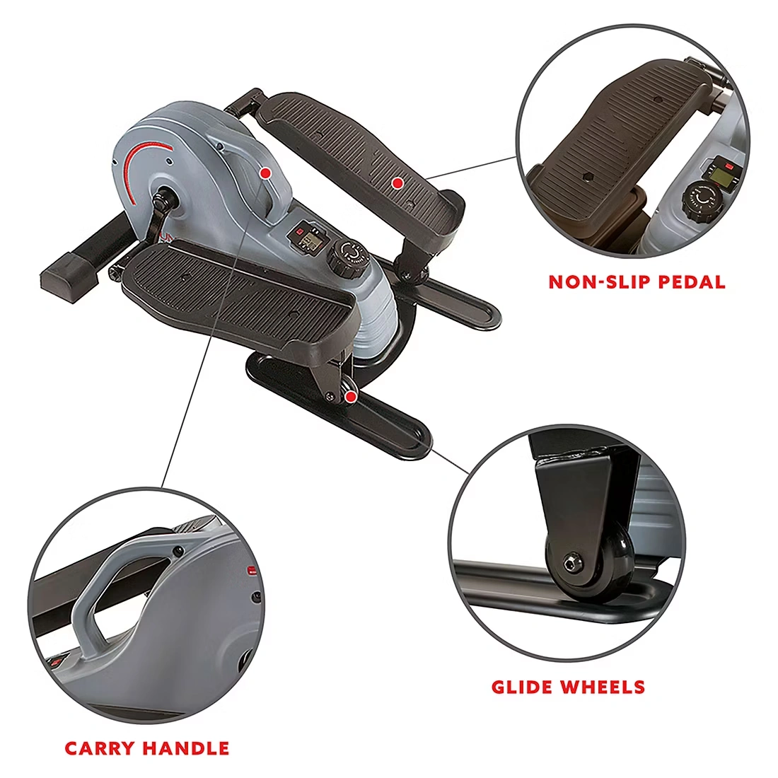 Sunny Health & Fitness SF-E3908 Portable Stand Up Elliptical