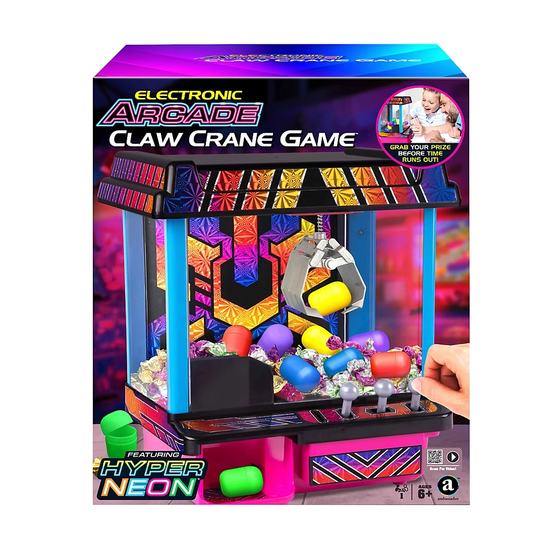 Ambassador Electronic Arcade Claw Crane Game