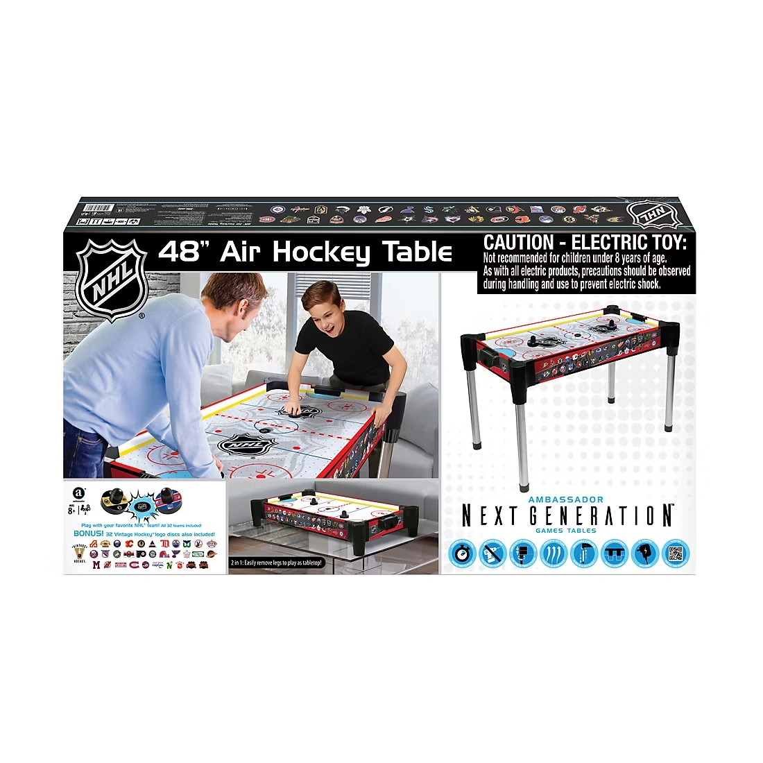 NHL 48\" Air Hockey Table
