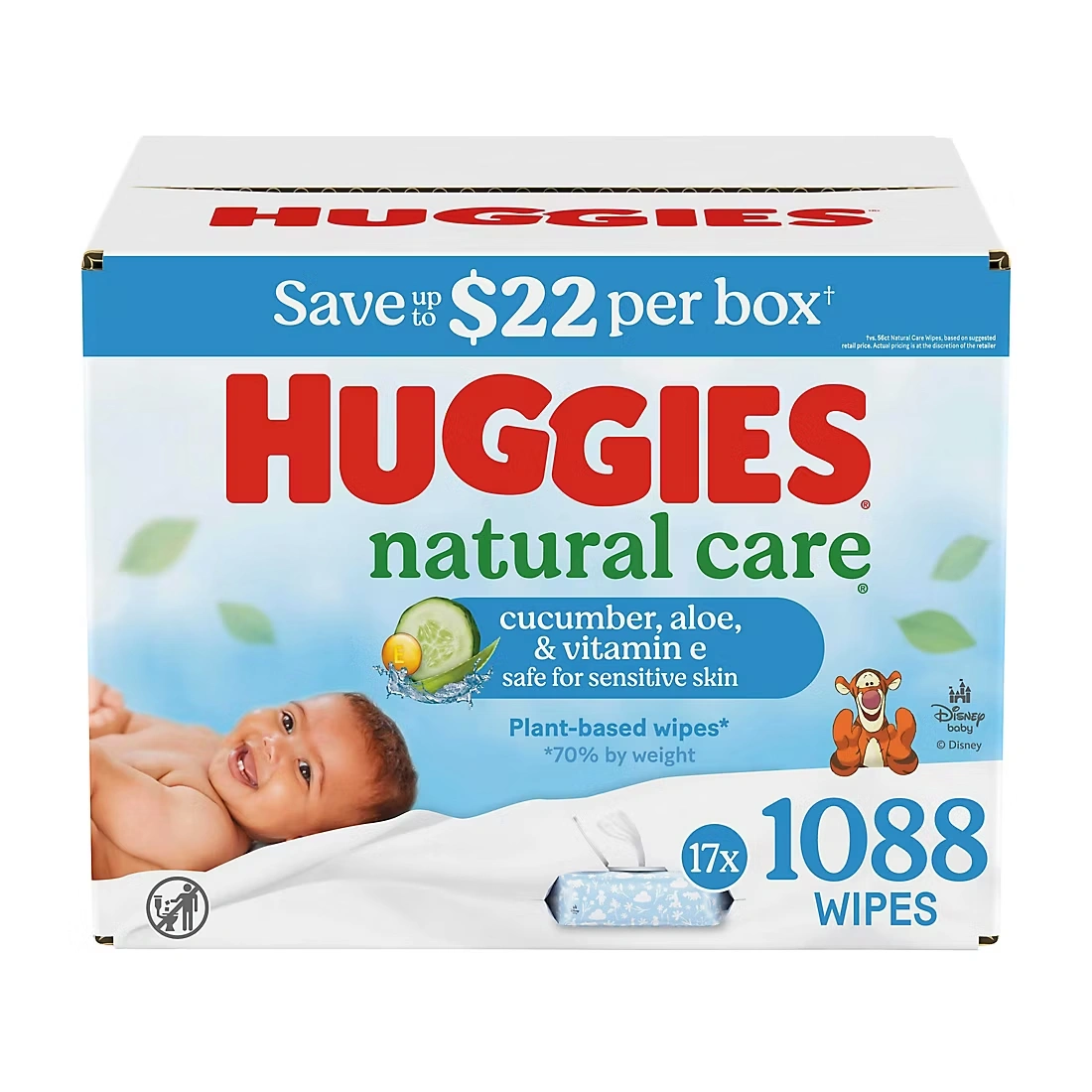 Huggies Natural Care Refreshing Baby Wipes - Scented, 17 pk./1088 ct.